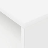End Table 2 pcs White 40.5 x 40 x 45 cm Engineered Wood 890913
