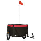 Bike Trailer Black and Red 45 kg Iron 94083