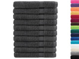Premium Towels "SOLUND" 10 pcs Anthracite 100x200 cm 600 gsm 137174