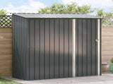 Garden Sheds Anthracite 203 x 85.5 x 200 cm Metal 42011303