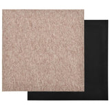 Carpet Floor Tiles 20 pcs 5 m 50x50 cm Beige 147318