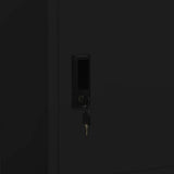 Wardrobe Black 80x50x180 cm Steel 335968