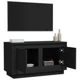 TV Cabinet Black 80x35x45 cm Engineered Wood 819853