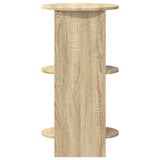 Side Cabinet Sonoma Oak Engineered Wood 899836