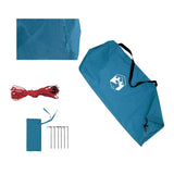 Camping Tarp Blue 420x440 cm Waterproof 94677