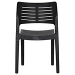 Garden Chairs 2 pcs Anthracite Polypropylene 317728