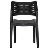 Garden Chairs 2 pcs Anthracite Polypropylene 317728