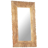 321636 Mirror 80x50 cm Solid Mango Wood