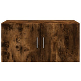 Wall Cabinet Smoked Oak 80x42.5x40 cm Engineered Wood 846128