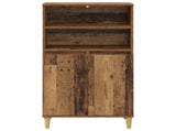 Highboard Oak Wood 60 x 36 x 110 cm Engineered Wood 8014918