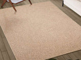 Rug ZIZUR 200x200 cm Jute Look Indoor and Outdoor 4006163