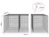 Gabion with 5 mm Wire and 5x5 cm Mesh 900x100x150 cm 3464388