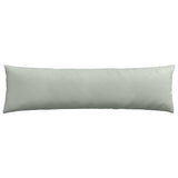 Sofa Pillows 2 pcs Light Grey 145 x 40 cm Corduroy Fabric 42013842