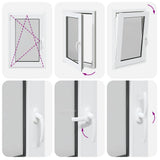 Basement Window "RISOR" 60x90 cm Tilt&Turn DIN Left White 4108348