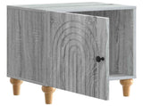 Bedside Cabinet Grey Sonoma 43 x 34.5 x 50 cm Engineered Wood 894117