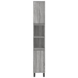 3 Piece Bathroom Cabinet Set Grey Sonoma Engineered Wood 3187803