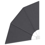 Balcony Privacy Screen 115 x 115 cm Polyester Black 42000908