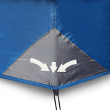 Family Tent 10-Person Blue Quick Release Waterproof 94289