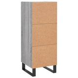Sideboard Grey Sonoma 34.5x34x90 cm Engineered Wood 830474