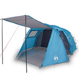 Camping Tent Tunnel 4-Person Blue Waterproof 94398