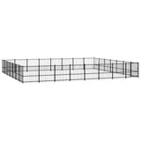 Outdoor Dog Kennel Steel 52.69 m 3124651