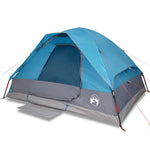 ZNTS Camping Tent Dome 2-Person Blue Waterproof 94774