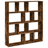 Book Cabinet Smoked Oak 132x29x141.5 cm Engineered Wood 3310311