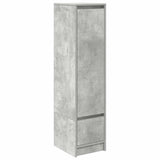 Highboard Concrete Grey 29.5x34x119.5 cm Engineered Wood 861655