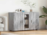 Wooden Cabinet Grey Sonoma 88.5 x 30.5 x 73 cm Engineered Wood 880307