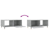 Coffee Table Concrete Grey 90x50x40 cm Engineered Wood 829192