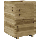 Garden Planter 50x50x72.5 cm Impregnated Wood Pine 3282578