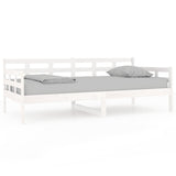 Day Bed without Mattress White Solid Wood Pine 90x190 cm Single 820368