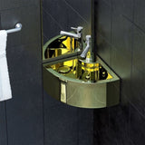 Wash Basin with Overflow 45x32x12.5 cm Ceramic Gold 143482