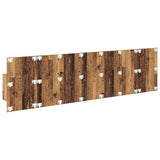 Headboard with Cabinet 3 pcs Old Wood Engineered Wood 3415713