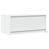 Coffee Table with LED Lights White Engineered Wood 851984