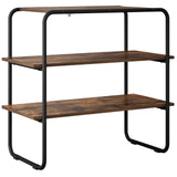 Console Table Smoked Oak 100 x 41 x 75 cm Engineered Wood 8007541