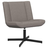 Swivel Chair Taupe 63 x 75 x 76 cm Fabric 42007330