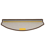 ZNTS Carpet Stair Treads 15 pcs Coffee Brown 65x24x4 cm 133888