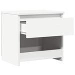 ZNTS Bedside Cabinets 2 pcs White 40x30x39 cm Engineered Wood 803444