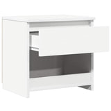 ZNTS Bedside Cabinets 2 pcs White 40x30x39 cm Engineered Wood 803444