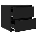 Storage Cabinet 60 x 48 x 57 cm Engineered Wood Black 888828