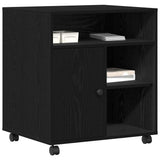 Printer Stand Black oak 60 x 50 x 67 cm Engineered wood 862284