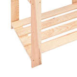 5-Tier Storage Racks 2 pcs 80x38x170 cm Solid Pinewood 250 kg 3051113