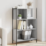 Bookcase Grey Sonoma 72x28x109 cm Engineered Wood 838886