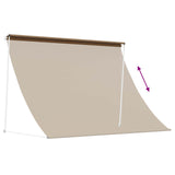 Awning Beige 250 x 150 cm 180 g / m Polyester with PU Coated 42037082