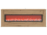 Electric Fireplace Artisan Oak 114 x 18 x 58.5 cm 8021062
