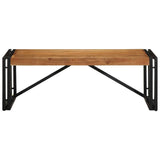 ZNTS Coffee Table 100x50x35 cm Solid Wood Acacia 4016675