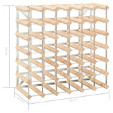 ZNTS Wine Rack for 42 Bottles Solid Pinewood 282470