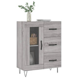 Sideboard Grey Sonoma 69.5x34x90 cm Engineered Wood 828042