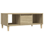 ZNTS Coffee Table Sonoma Oak 90x50x36,5 cm Engineered Wood 821063